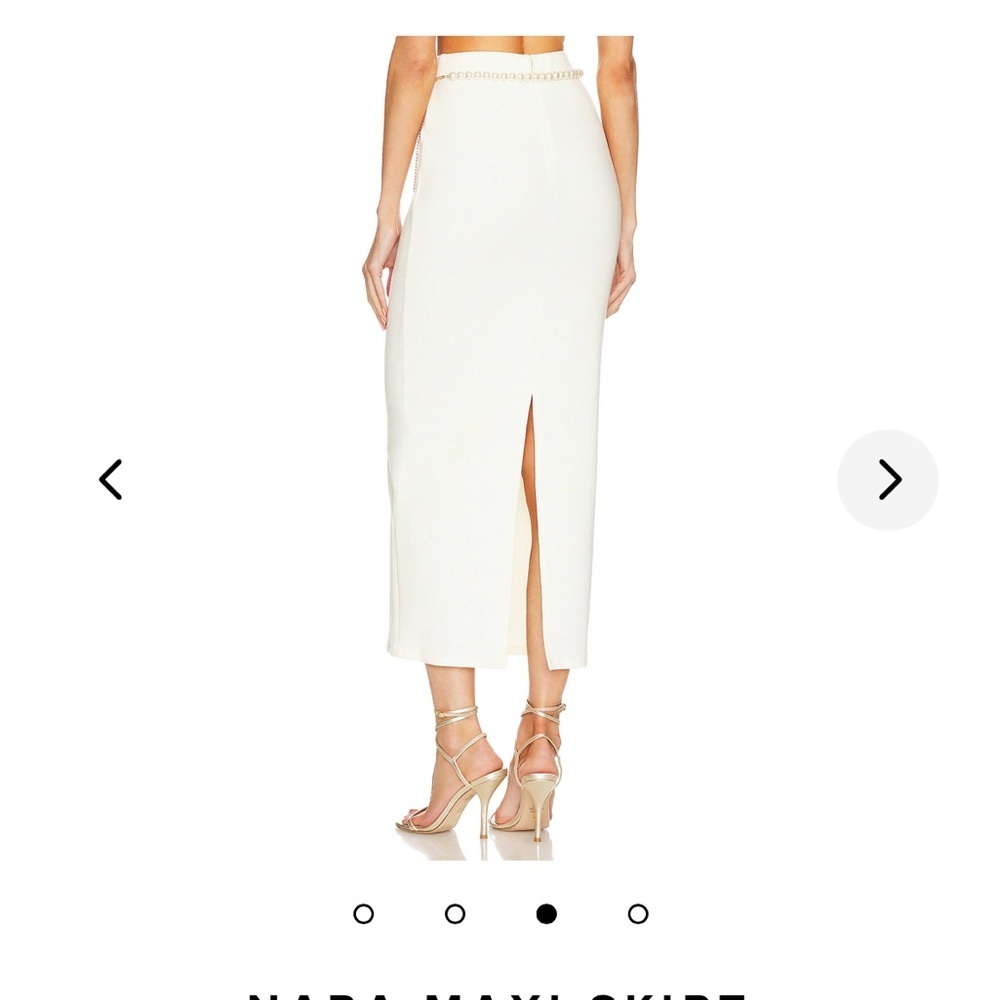 Lovers + Friends Nara Maxi Skirt White S
